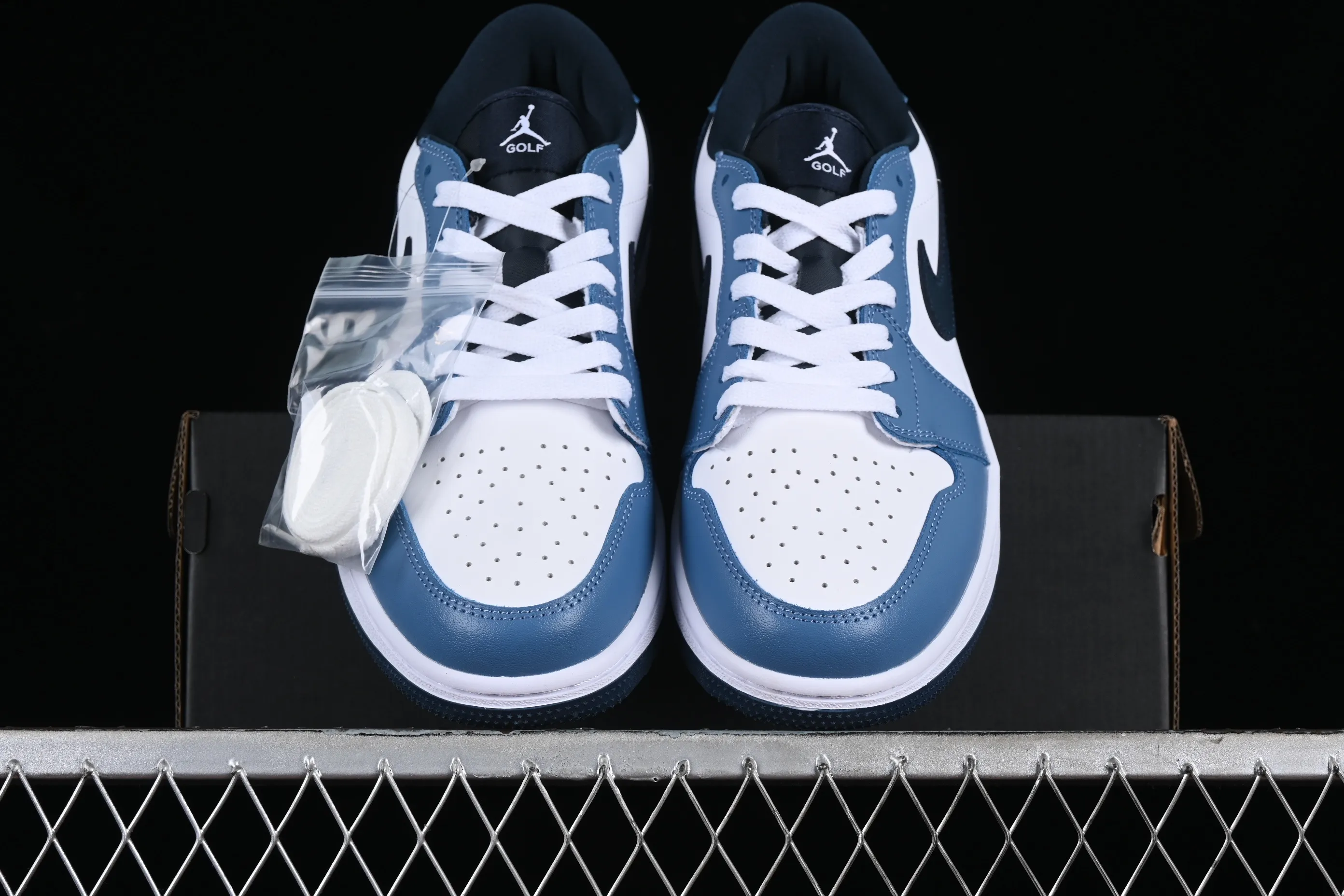 All categories Air Jordan Jordan series basketball shoes Air Jordan 1 Low Z version Air Jordan 1 Low Golf AJ1 Joe 1 new golf version navy blue DD9315-115